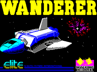 Wanderer title screen for ZX Spectrum